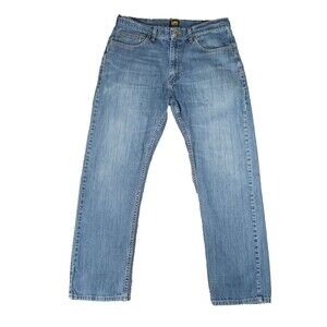 Lee Straight Leg Jeans Men’s Size 34X30 (Actual 32x30) Blue Regular Fit